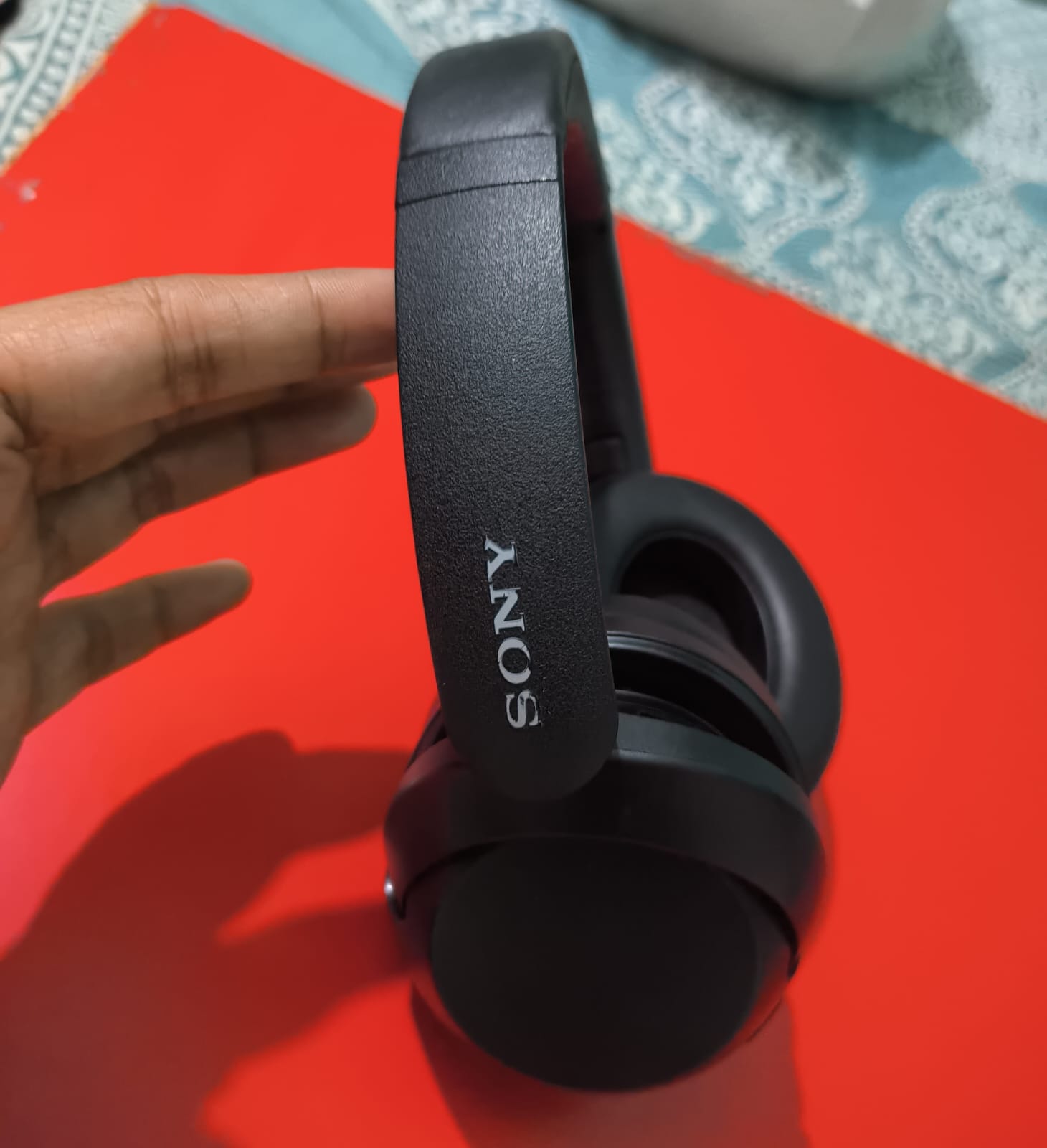 SONY WH-XB910N ANC | Original | Pre-owned | Perfectly Working | * Selling my SONY WB-CH910N ANC in best condition barely used and meticulously maintained. * Condition: Best, Slight sign of Usage, that you can easily see in pics * Worth : Rs.15,000 * Warranty: Expired * Includes: only Headphones, no Bill, Box & Accessories. * Battery: Holds charge like new * Color: Black * Perfect for anyone looking for high-quality audio at a great price! * Multipoint connection: It can be paired with two Bluetooth devices at the same time. So when a call comes in, your headphones know which device is ringing and connect to the right one automatically. * Long battery life/Quick Charge: A single charge provides up to 15 to 30 Hrs of playtime for reliable all day listening and Quick charge for 10min charge for 4.5 hours play back * Voice assistant: Alexa, Google Assistant & Siri enabled (In-built) for voice access to music, information and more. * Quick attention mode: Cover the right ear cup with your palm to turn down music for instant, easy conversation * Smart listening: WH-XB910N adjusts the ambient sound to your activity to give you the best noise cancellation * Touch controls: Change the track, turn the volume up or down and take or make calls by tapping or swiping the panel with your fingertip * Google Fast Pair: Fast Pair makes it easy to pair your headphones with your Android devices * Swift Pair: Swift Pair makes it quick and easy to pair your WH-XB910N headphones