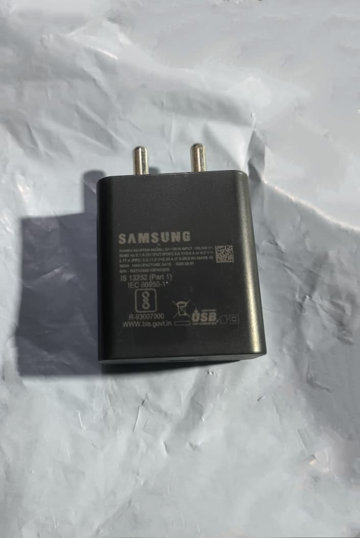 Samsung 45Watt Type-C Travel Adaptor | Original | Pre-owned | Almost New | Perfectly Working | without Bill, Box