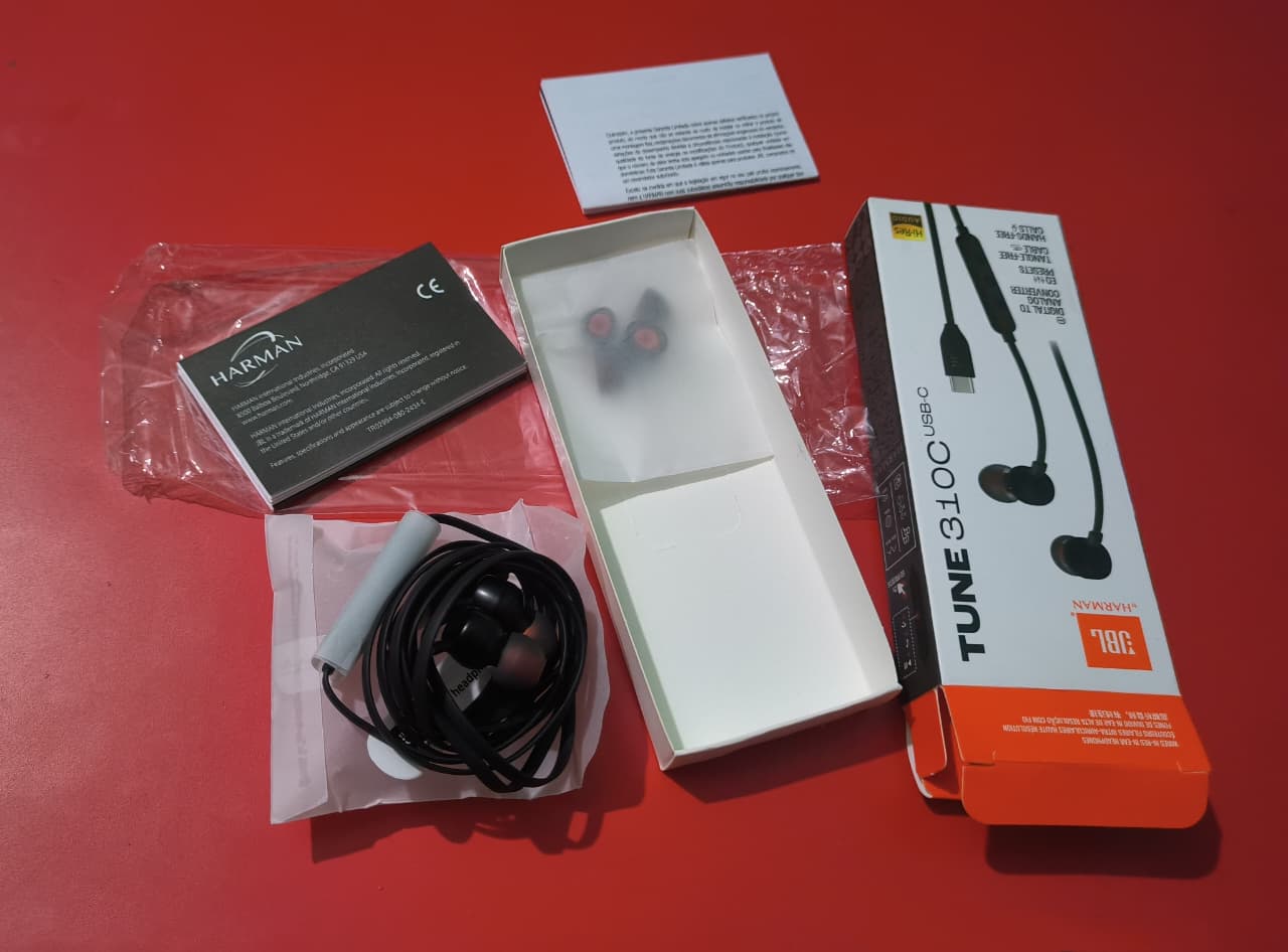 JBL Tune 310 C Original Type C Earphone